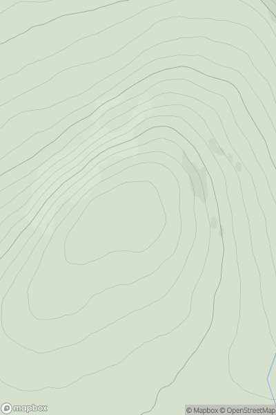 Thumbnail image for Carn Mor [Loch Broom to Strath Oykel] showing contour plot for surrounding peak